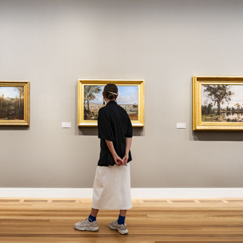 Installation view, Collections Gallery, 2024, Ipswich Art Gallery. Photography by Louis Lim