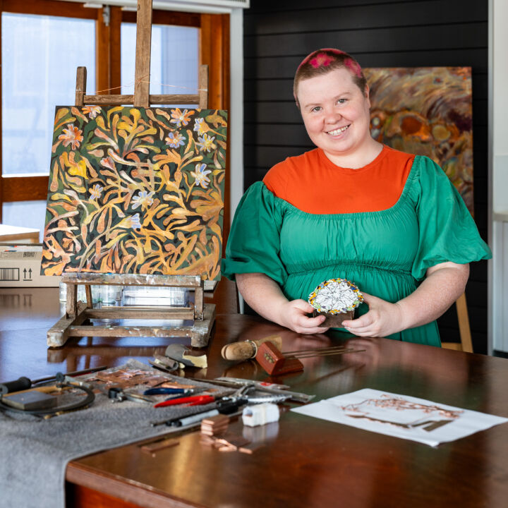 Make your own Enamel Earrings with Rebekah Walkarden | Saturday 19 July 10:00 AM - 12:00 PM 