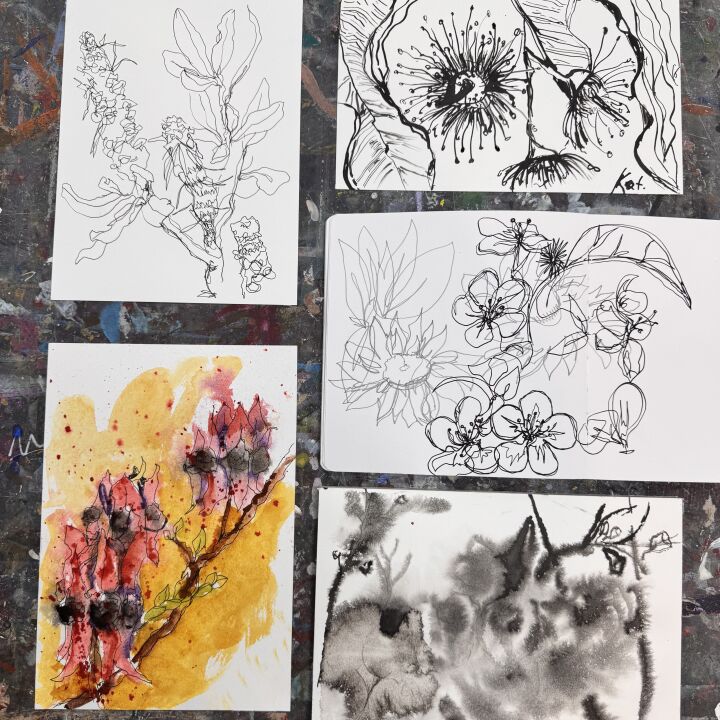 Introduction to Watercolour - Loose Botanicals with Kat N | Sun 26 April | 1:00 PM - 4:00 PM