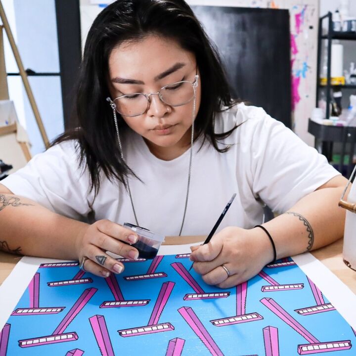 IAG Masterclass: Tape Painting with YEAHYEAHCHLOE