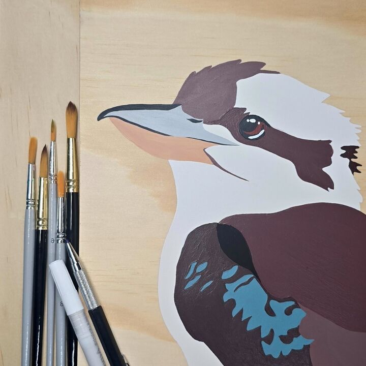 Kookaburra painting with Cobradah Studio | Thurs 17 September 2026 | 10:30 AM - 12:30 PM & 1:30 PM - 3:30 PM